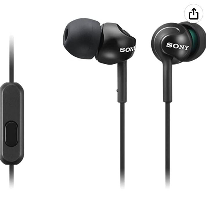 Sony MDREX110APB Deep Bass Earbuds: Punchy Lows for Your Auditory Pleasure