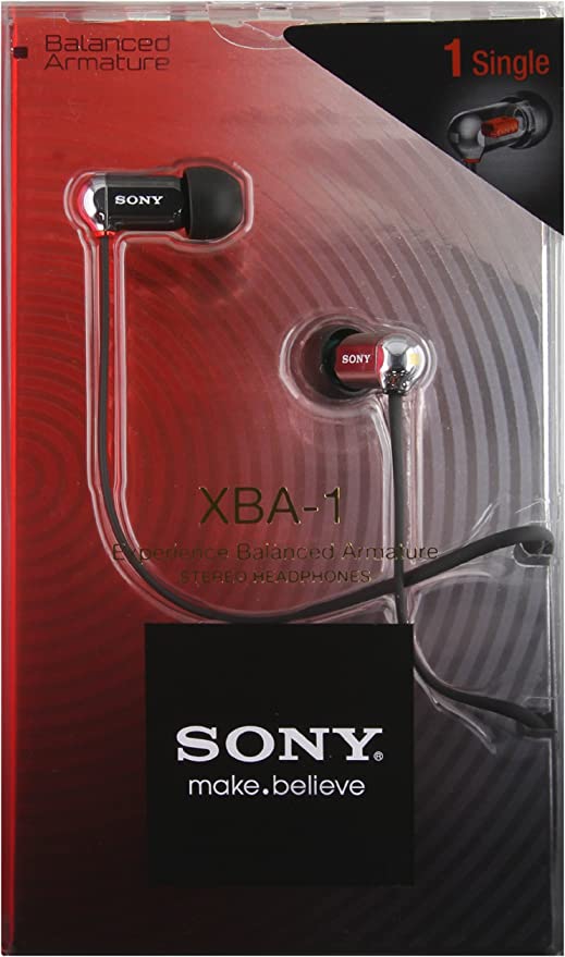 Sony XBA-1 Balanced Armature Headphones: Crisp, Balanced Sound Performance