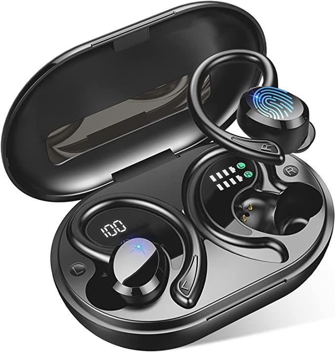 Dascert Q38[NEW] Wireless Earbuds - Comfortable Sports Headphones with Hi-Fi Stereo Sound