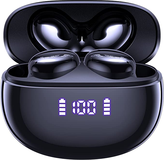 CAPOXO D7 Wireless Earbuds: 50-Hour Playtime and Superior Sound in a Compact Design