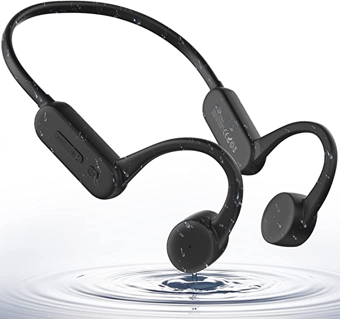 DYCROL DYEJ-1 Bone Conduction Bluetooth Headphones: Open Ear Conduction For Active Lifestyles