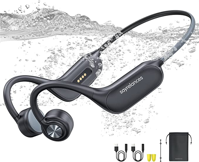 Sayrelances R20 PRO Bone Conduction Headphones: A Great Open-Ear Bluetooth Option for Swimmers