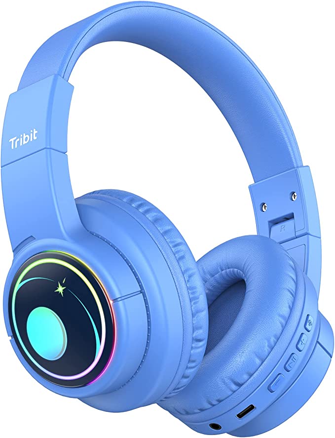 Tribit Starlet 02 Kids Headphones: Long 54-Hour Battery Life and Hearing Protection Technology for Kids' Safe Listening