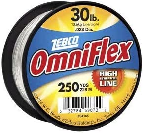 Zebco 30lb Test Omniflex Monofilament Fishing Line