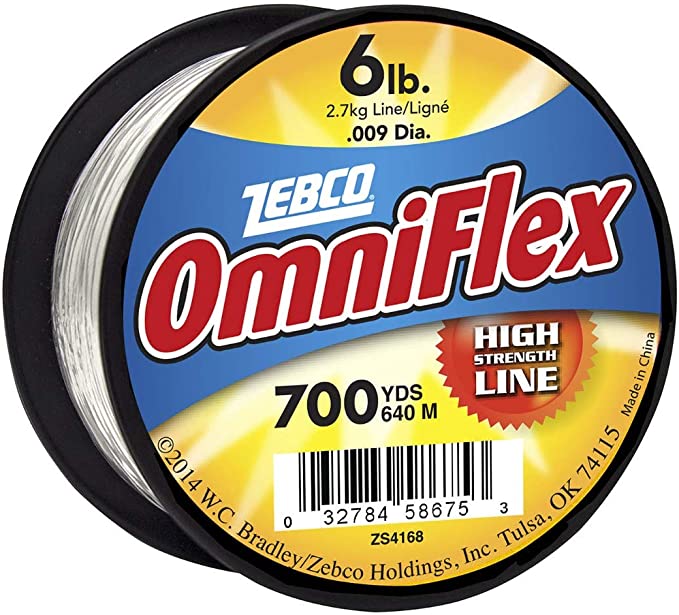 : Zebco 6lb Test Omniflex Monofilament Fishing Line – A Great Fishing Line for Clear Waters