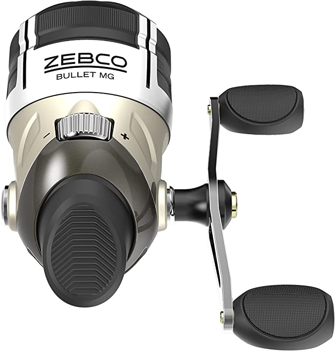 : Zebco Bullet MG Spincast Fishing Reel - Lightning Fast Retrieve in an Ultra-Lightweight Package