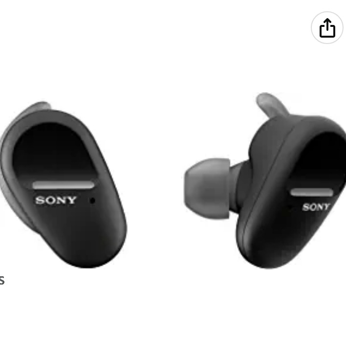Sony WF-SP800N/B Truly Wireless Headphones – Your Ultimate Companion for Music and Workouts