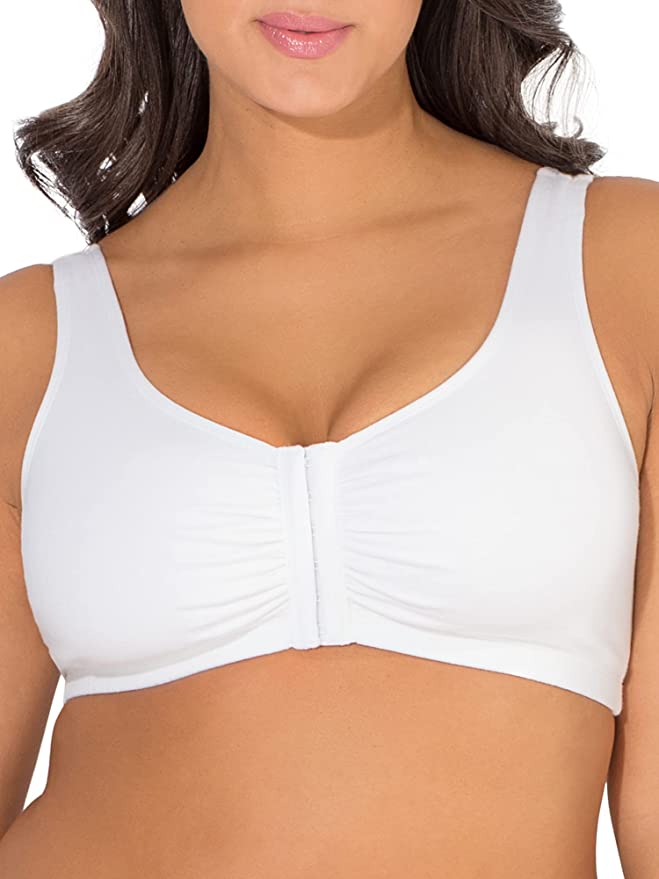 : Fruit of the Loom Women's Front Closure Cotton Bra - Comfort and Support for an Active Lifestyle Fruit of the Loom
