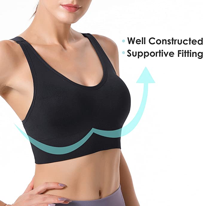 : Evercute Sports Bra for Women - Comfortable and Supportive