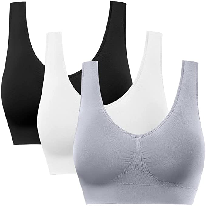 : BESTENA Sports Bras for Women - Seamless Comfortable Yoga Bra with Removable Pads