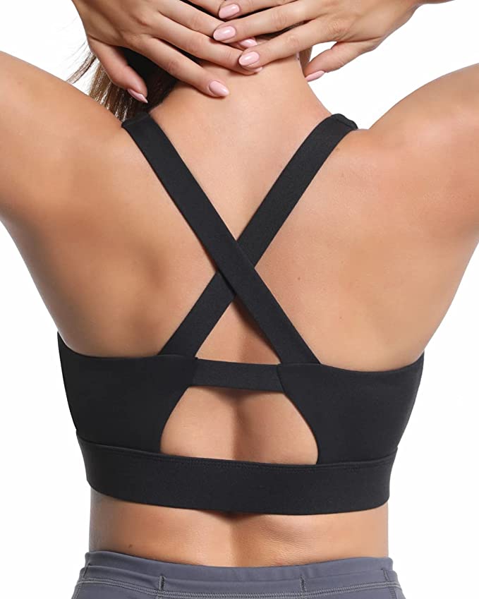 : RUNNING GIRL Push up Sports Bra - Medium High Support with Removable Cups