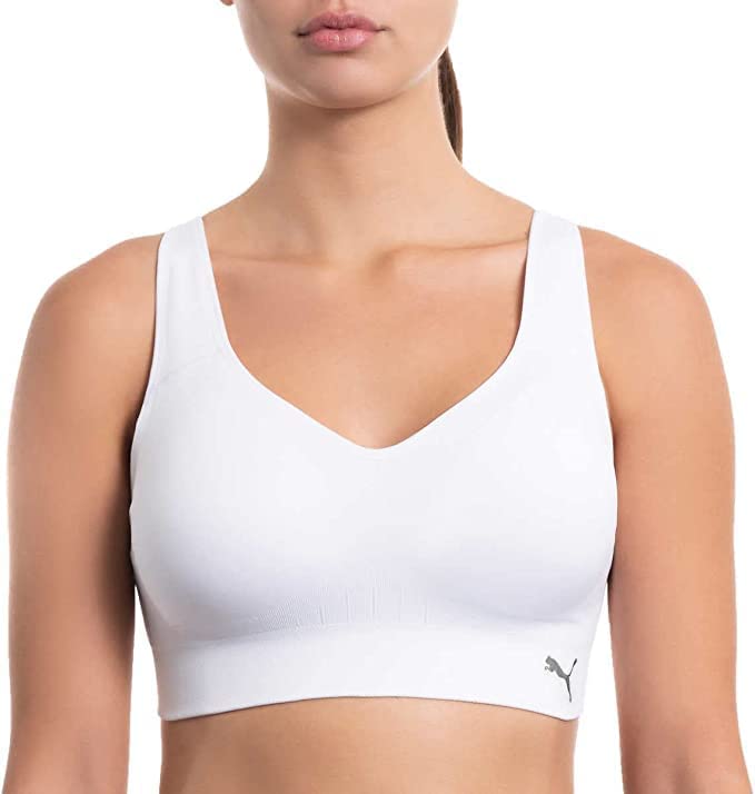 : PUMA Women's Performance Seamless Sports Bra 2 Pack - Superior Support and Comfort
