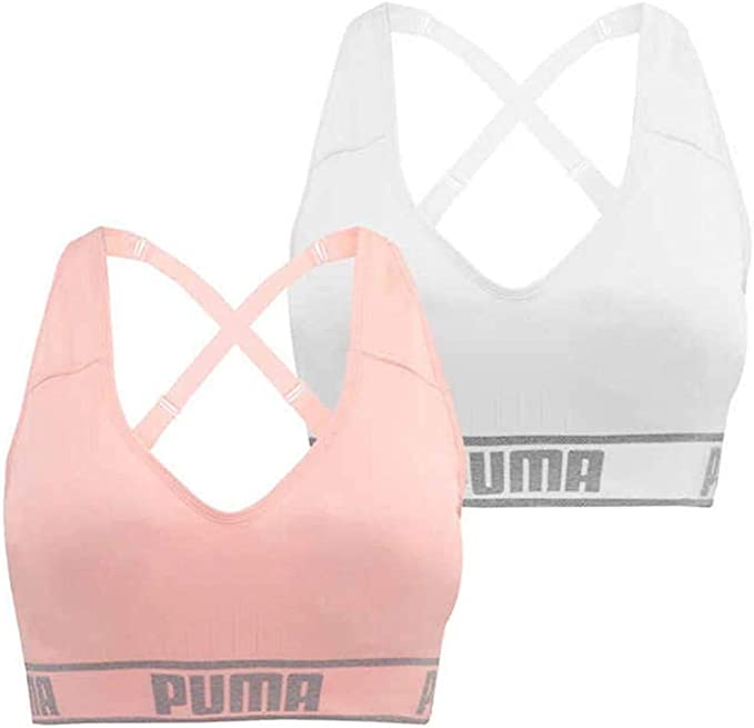 : PUMA Women's Seamless Sports Bra - Stylish and Comfortable