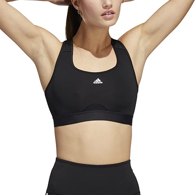 : adidas Women's Plus Size Training Medium Support Racer Back Good Level Bra Padded w/ Removable Pads - A Versatile and Supportive Sports Bra