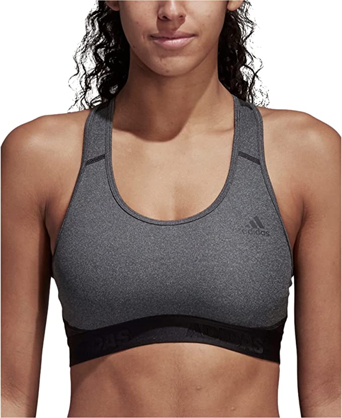 : adidas S1853WDNA120B Women's Alphaskin Sports Bra - Comfortable and Breathable