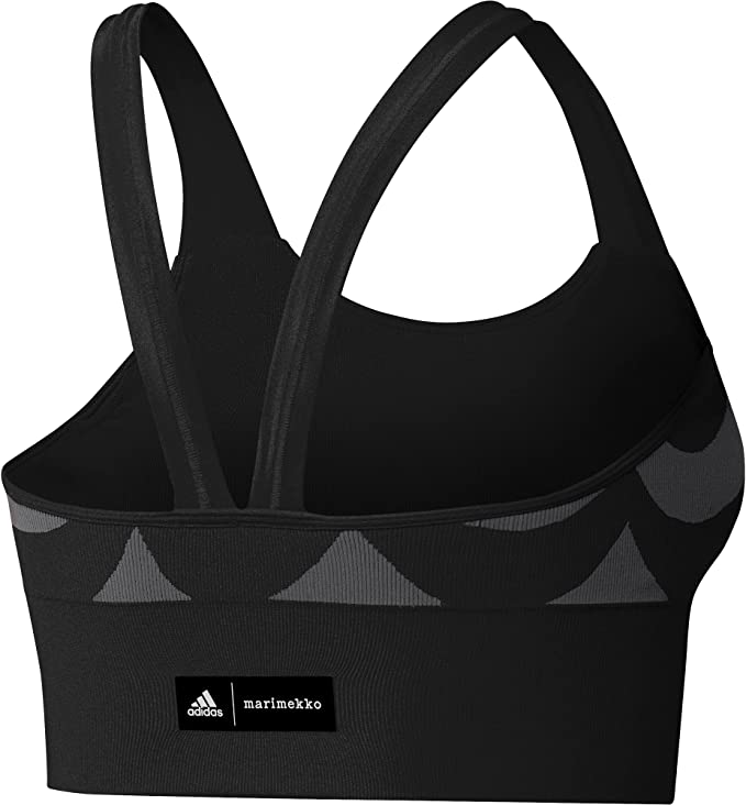 : adidas IZQ82 Women's Marimekko Aeroknit Bra - Stay Stylish and Comfortable during Low-Impact Workouts