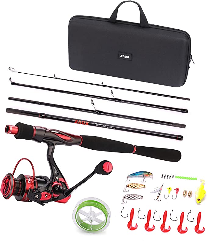 ZACX Fishing Rod and Reel Combos