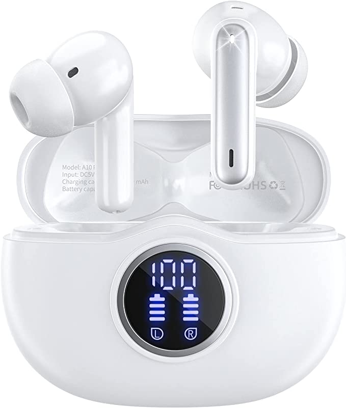 WHYKJTEK A10Pro Wireless Earbuds - Affordable Quality Earbuds with Long Battery Life