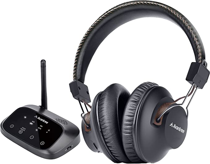 Avantree HT5009 Wireless Bluetooth Headphones - Enhanced TV Watching Experience