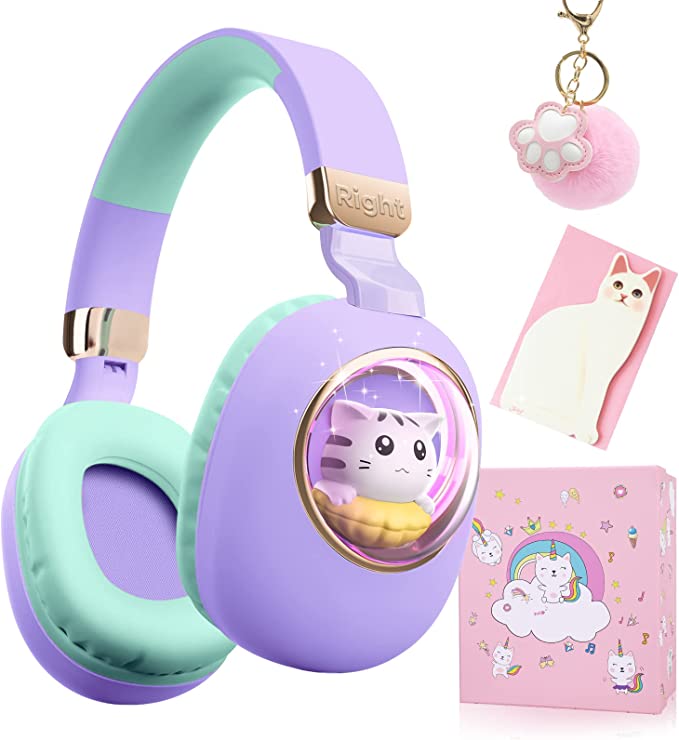 QearFun QF3DCHPPu Cat Ear Headphones: Pawsitively Purr-fect for Kids