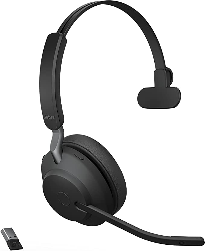 Jabra Evolve2 65 UC Wireless Headset - The Ultimate Headset for Remote Workers