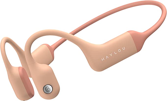 HAYLOU 100 PurFree Bone Conduction Headphones - Open-Ear Bluetooth 5.2 Sport Headphones