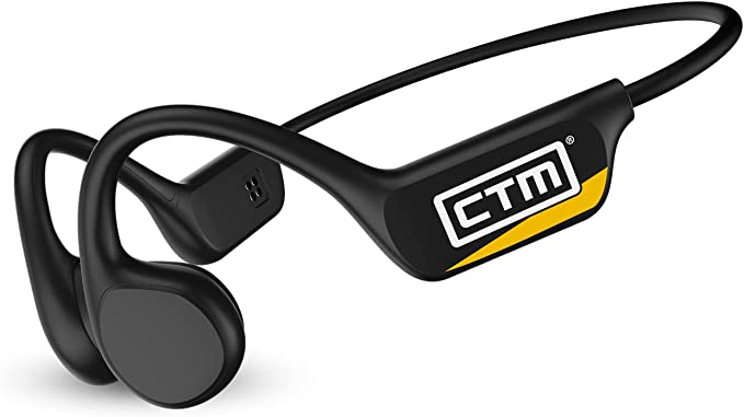 CTM ORUN1 Wireless Bone Conduction Headphones - Recommended for Open-Ear Comfort and Safety