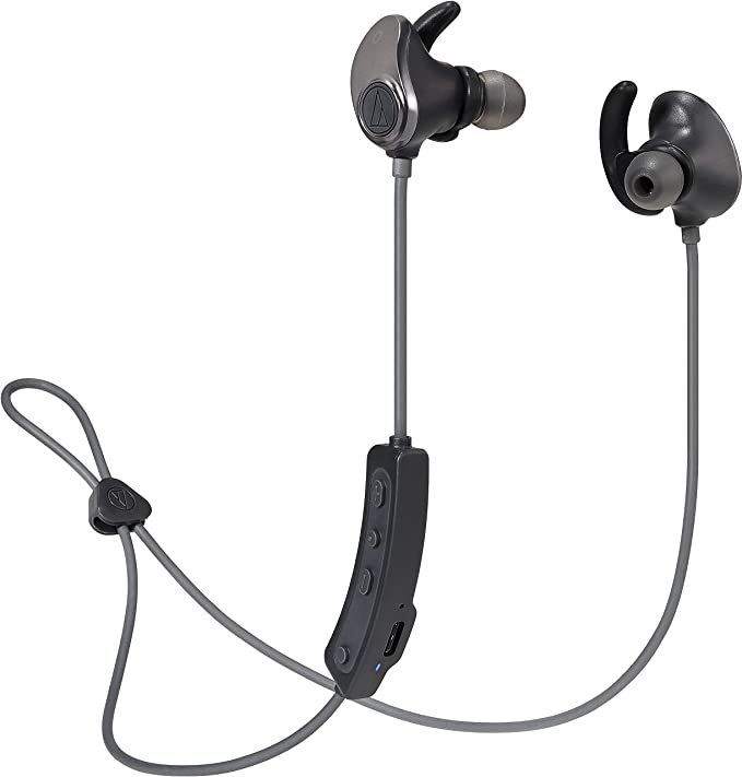 Audio-Technica ATH-SPORT90BTBK SonicSport Wireless in-Ear Headphones