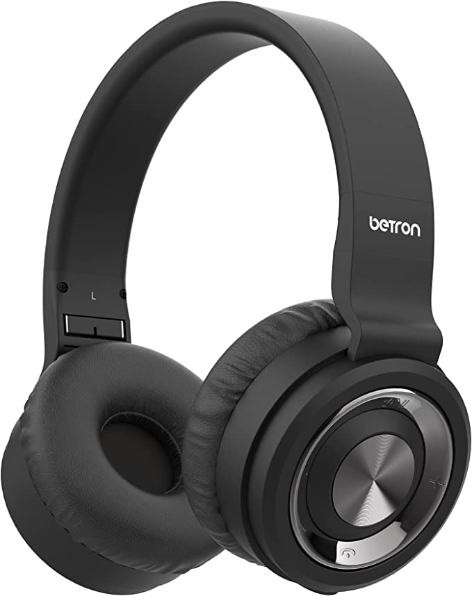 Betron BN15 Wireless Headphones - Wireless Bluetooth Headphones with Foldable Deep Bass