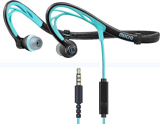Mucro Sport Neckband Headphones: Lightweight and Comfortable Earbuds for Active Lifestyles
