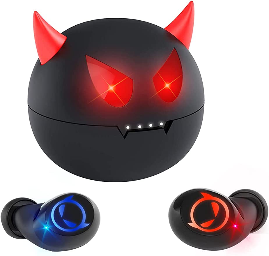 AMAFACE V Tiny Bluetooth Earbuds – A Little Devil: A Fun and Functional Choice