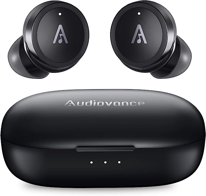 Audiovance Infinit 301 Wireless Earbuds: Immersive Sound Quality and 6.5 Hours of Battery Life in a Comfortable In-Ear Design