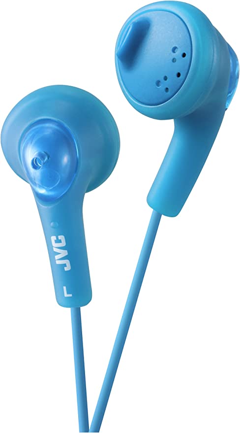 JVC HA-F160-A Basic Gumy Earbuds - Affordable Earbuds with Impressive Sound