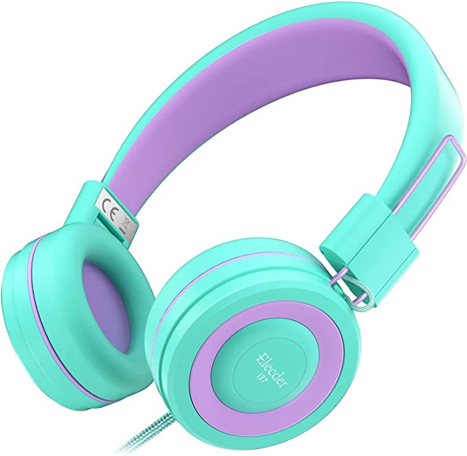 ELECDER i37 Kids Headphones: Durable Wired Headphones for School and Travel
