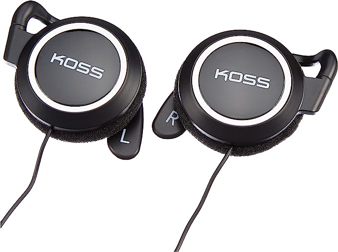 Koss KSC21 SportClip Clip-On Headphones - Comfortable and Portable Clip-On Headphones