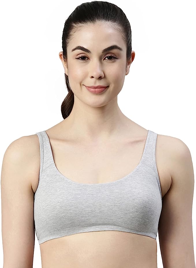Enamor Wireless Non Padded Bra for Women - High Coverage, Low Impact, with Back Closure - Product 