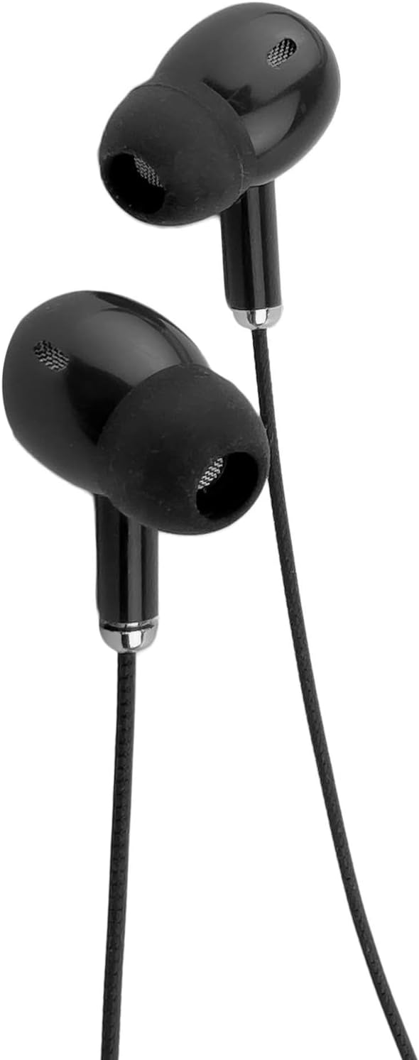 Santana Besos by Carlos BES100 Wired Earbuds  - Budget-Friendly Wired Earbuds for Easy Listening