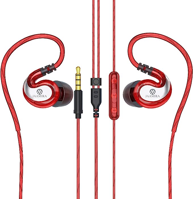 JAAMIRA JR-EM390 Sports Wired Earbuds: Pumping Up Your Workouts in Style