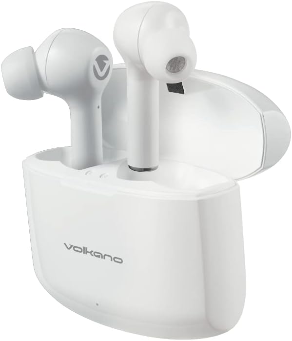 Volkano VK-1138-WT Buds X In-Ear Earbuds