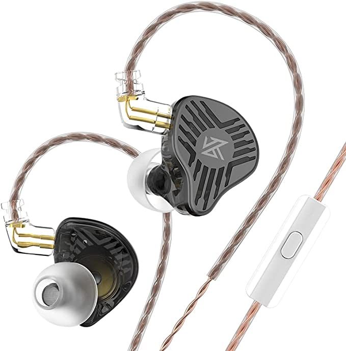 KZ EDS Wired Earbuds with Microphone - Superior Sound Quality and Comfortable Fit