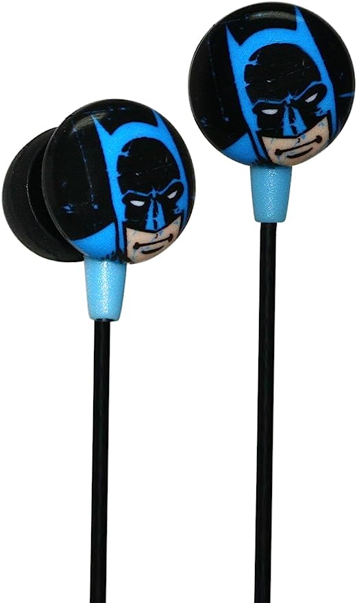 iHip DCF1030BM Vintage Batman Face Hi-Fi EarBuds