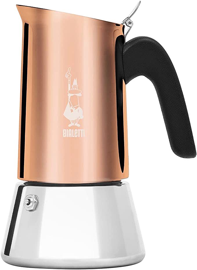 Bialetti New Venus Induction Stainless Steel Stovetop Espresso Coffee Maker