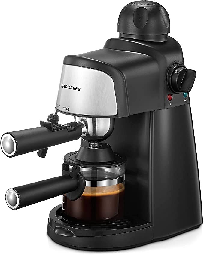 Ihomekee CM6810 3.5 Bar Espresso Machine: A Budget-Friendly Espresso Maker for Beginners