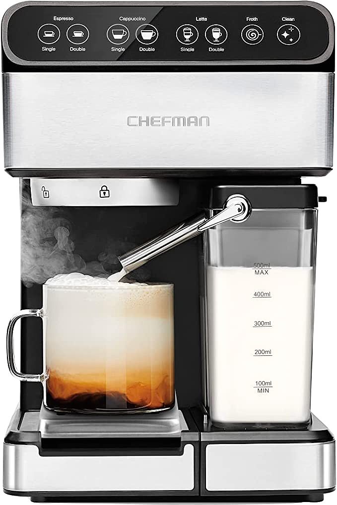 Chefman RJ54 6-in-1 Espresso Coffee Machine