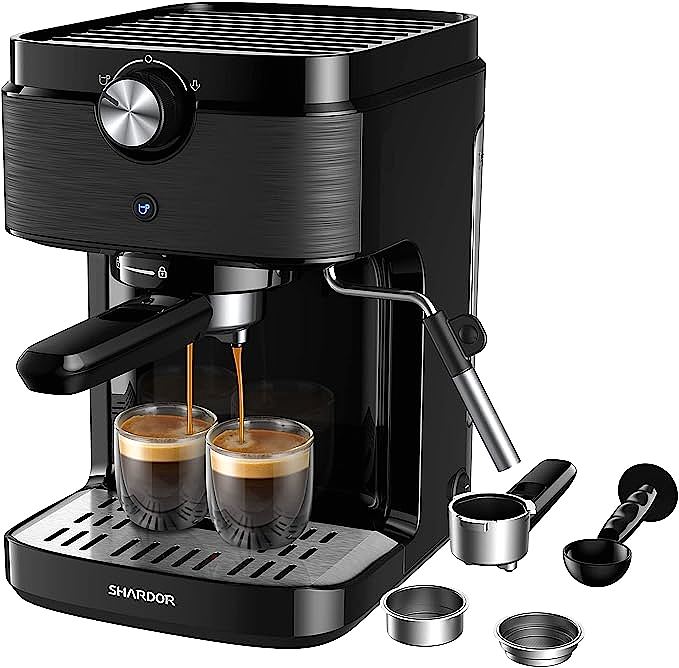 SHARDOR CJ-265EB Espresso Machine: A Powerful Yet Easy-To-Use Espresso Machine For Home Baristas