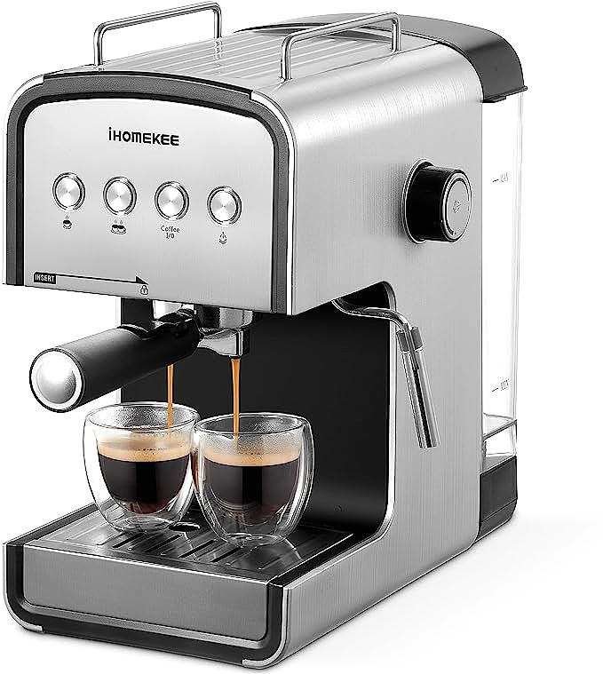 IHOMEKEE CM6822 15 Bar Espresso Coffee Machine: A Budget-Friendly Option for Delicious Espresso at Home