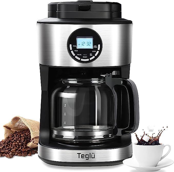 Teglu CM-506R Coffee Maker: Grind, Brew and Savor Fresh Coffee Every Morning