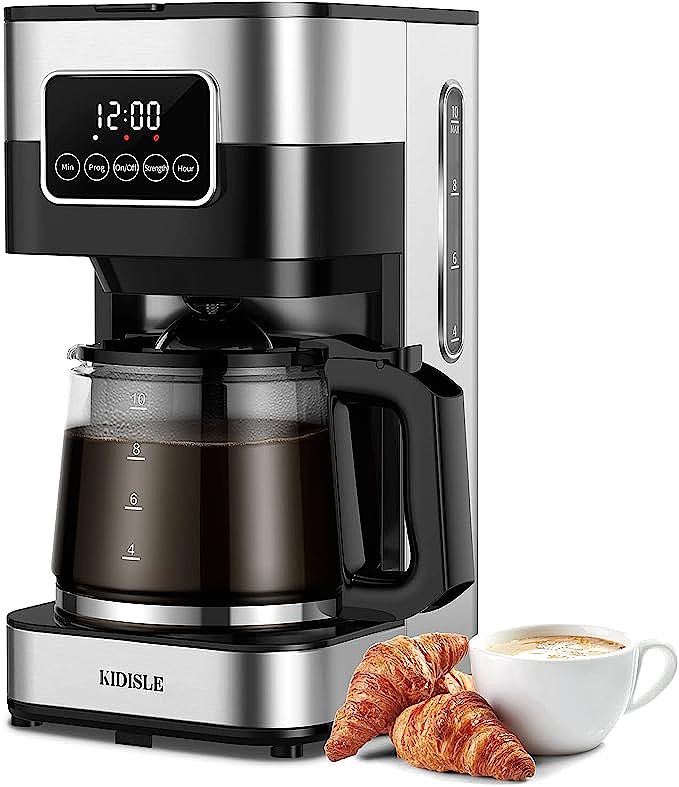 KIDISLE CM1429TE-UL Programmable Coffee Maker - Convenient and Customizable Coffee Brewing