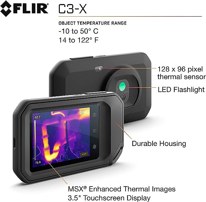 FLIR C3-X Compact Thermal Camera 