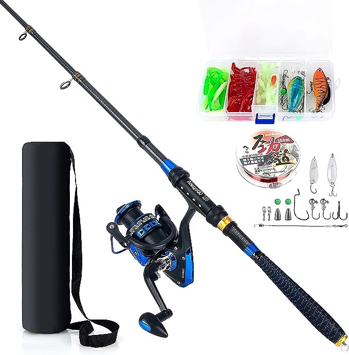 : AlwaysGO 211 Fishing Rod and Reel Combos - A Versatile and Lightweight Fishing Kit